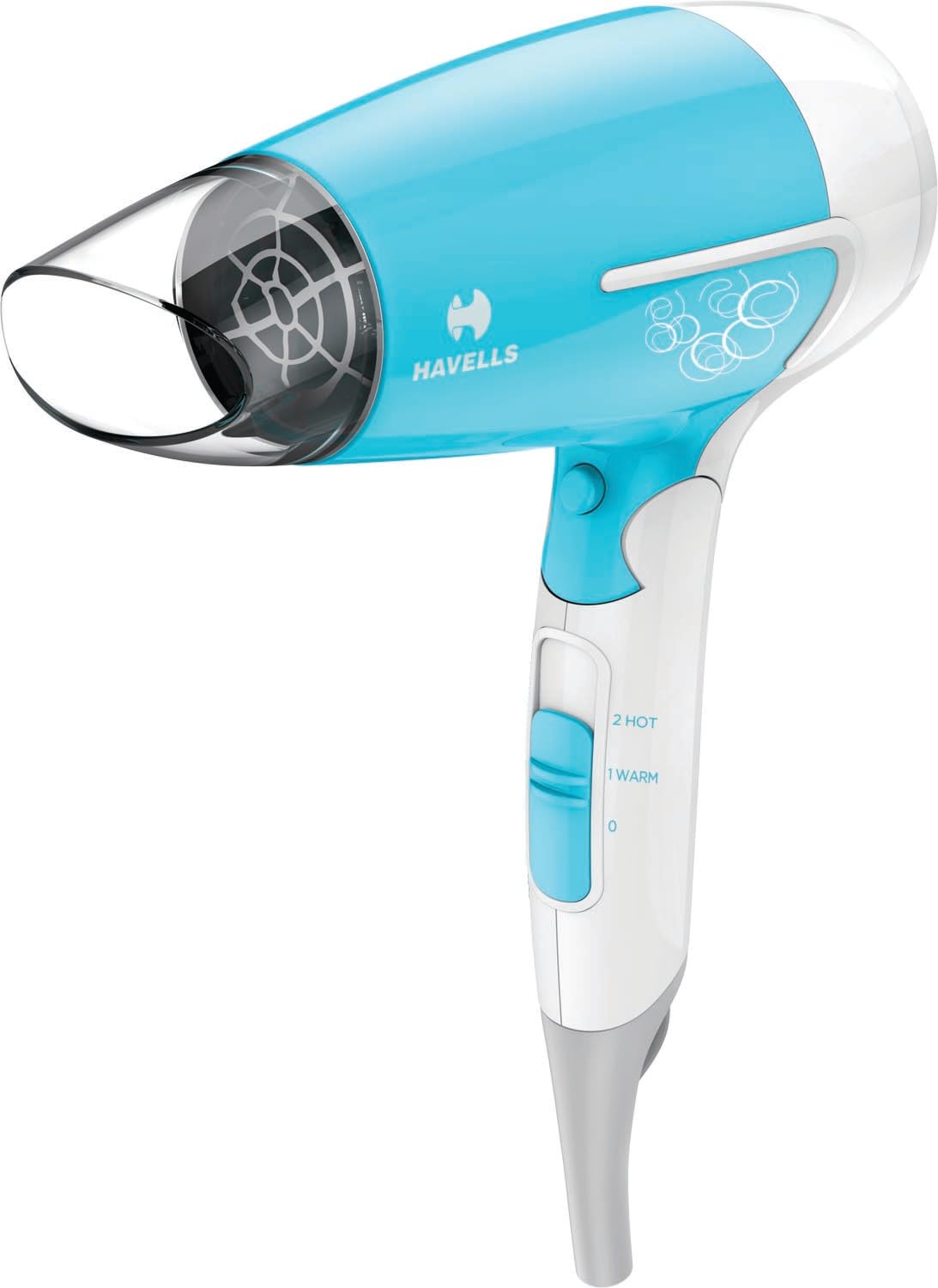 Havells HD3151 1200 W Foldable Hair Dryer; 3 Heat (Hot/Cool/Warm) Settings Including Cool Shot Butto