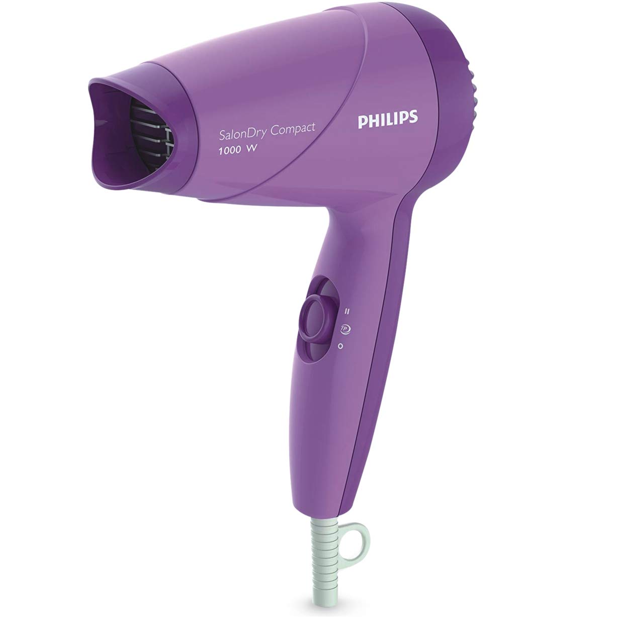 Philips HP8100/46 Compact Hair Dryer| 2 Flexible heat setting| ThermoProtect prevents overhearting |