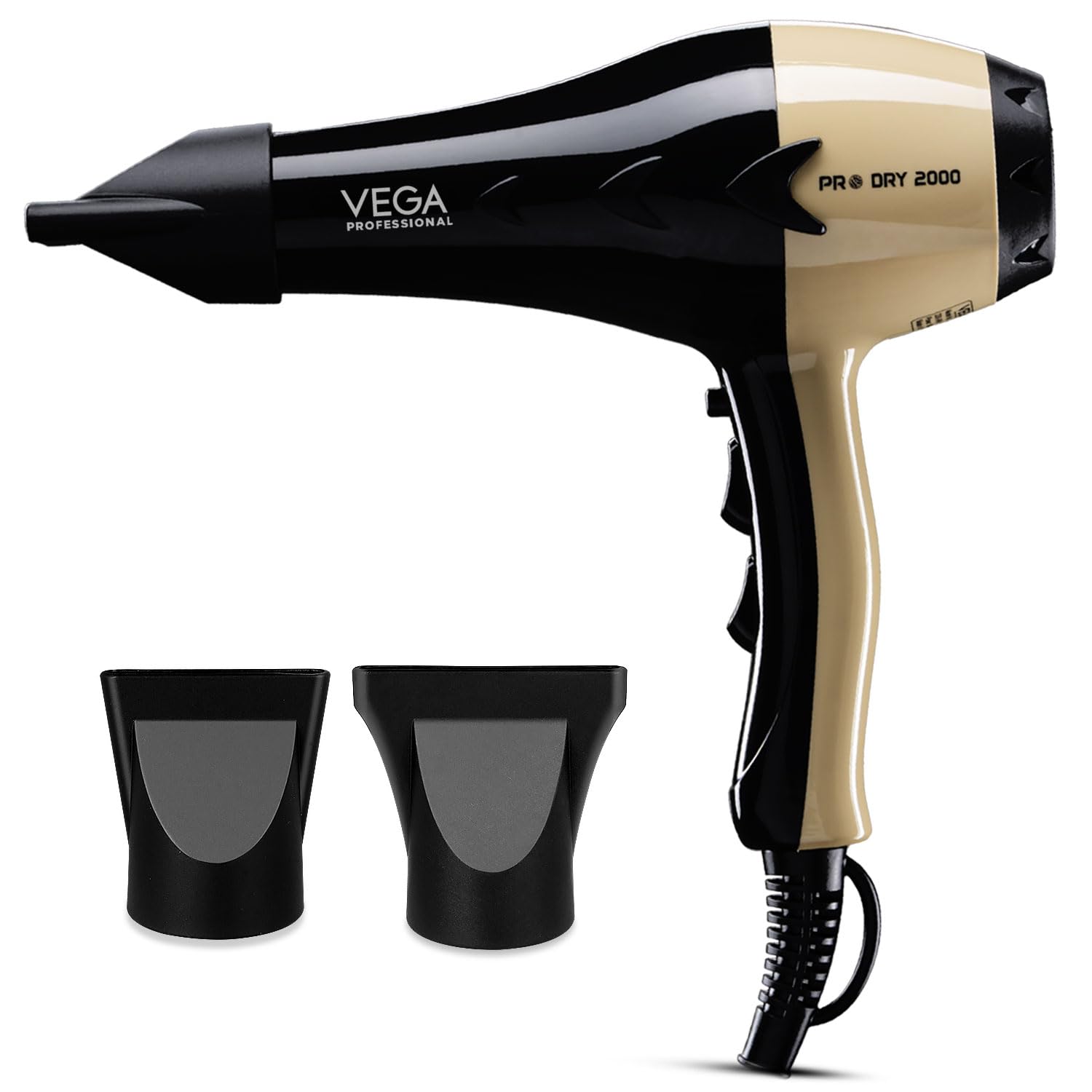VEGA PROFESSIONAL Pro Dry 1800-2000W Hair Dryer for Woman & Man | Blow Dryer for Women Cool Shot But