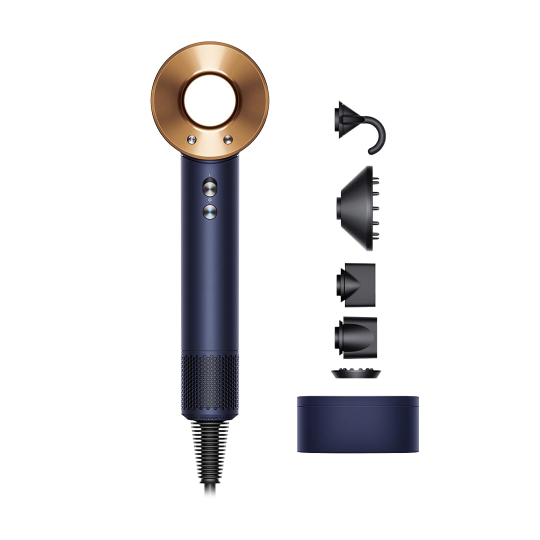 Dyson Supersonic™ Hair Dryer|Fast Drying|No Heat Damage|5 attachments|7 styling, 3 Speed & 3 Heat Se