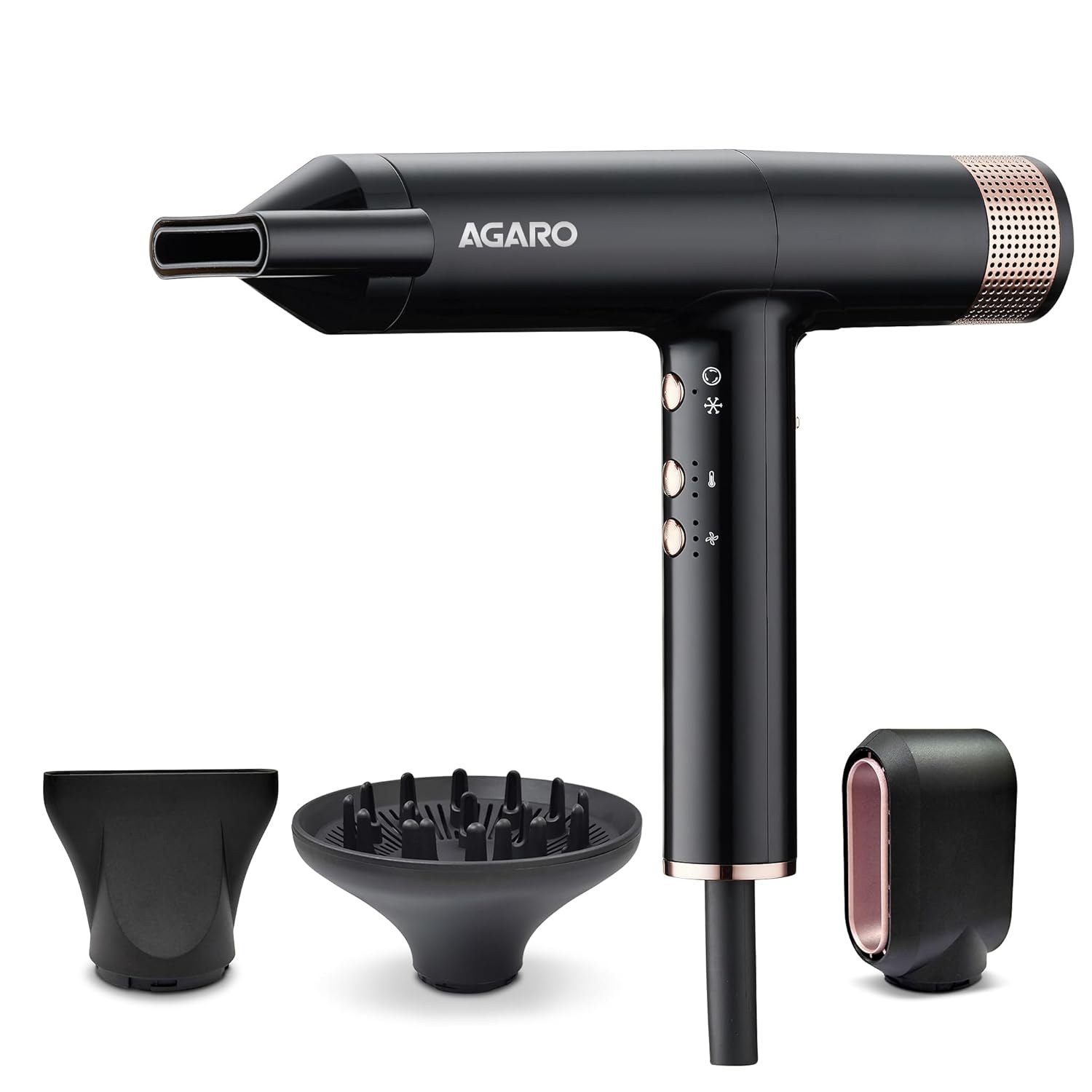 AGARO Royal BLDC Professional Hair Dryer, Brushless Motor, Ionic technology, 2000W, 110000 RPM, Fast