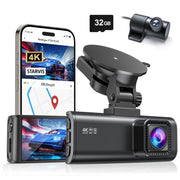 REDTIGER F7NP Dash Cam for Car 4K/2.5K Dual Channel | 170°Wide Angle, 3.18" IPS Screen | Built-in GP