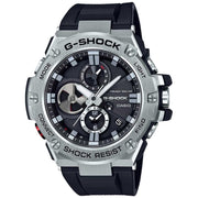 Casio G-Shock GST-B100-1ADR Metal Ip Black Analog Dial Black Resin Strap Men's Watch Tough Solar Blu