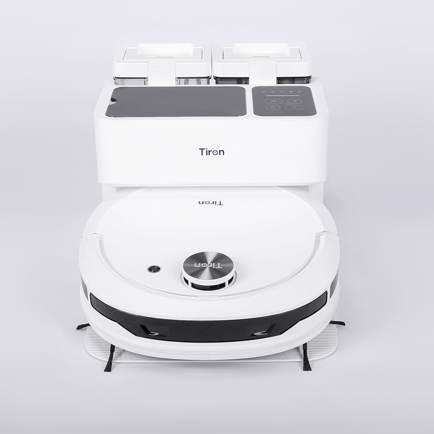 TIRON TRV 40 PRO Roller Mop Robot Vacuum Cleaner, Self-Empty Station, 12000 Pa Suction, 5200 mAh. LI