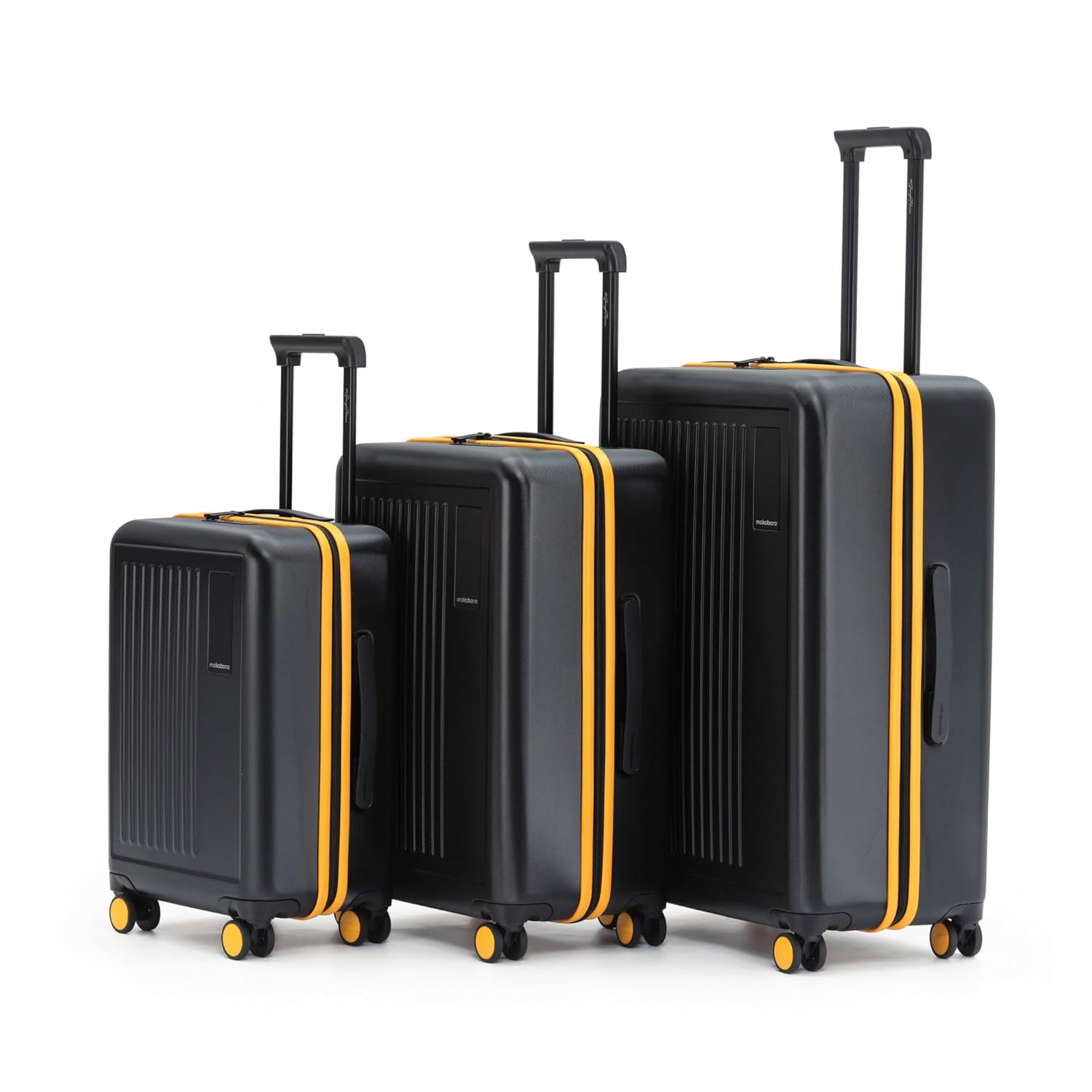 MOKOBARA The Transit Luggage Set of 3 | 40L, 65L & 100L Capacity | Polycarbonate Hardshell | Silent