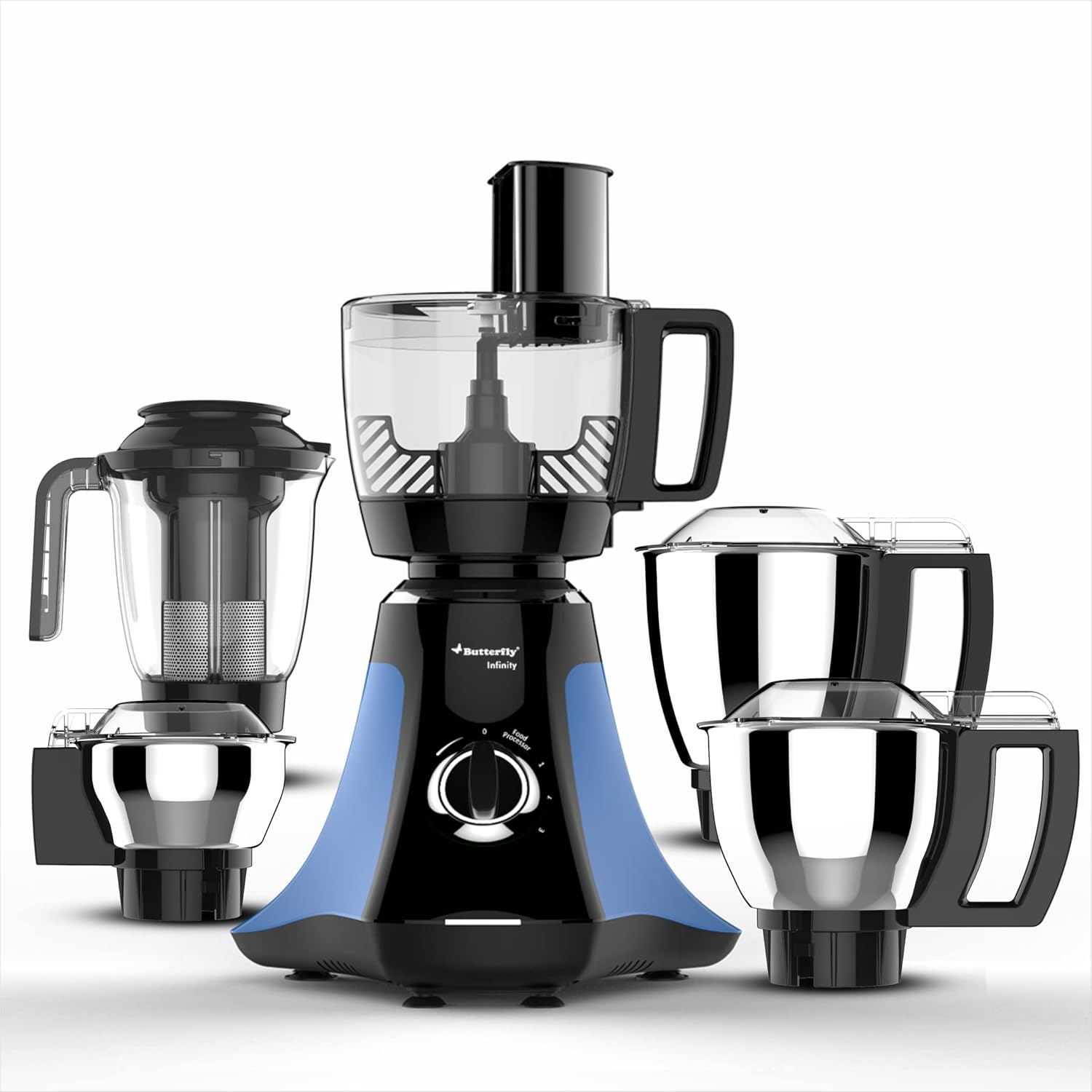 Butterfly Infinity 5 J 750 watts Mixer Grinder, Blue