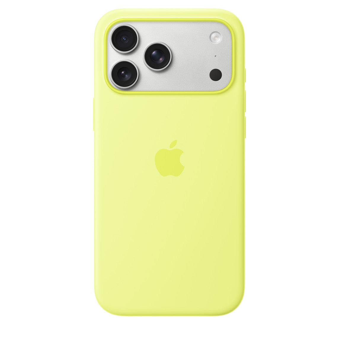 iPhone 17 Pro Max Silicone Case with MagSafe Neon Yellow